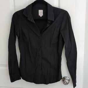 Twik Black Button-Up Shirt